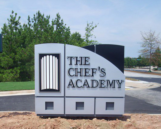 The Chef's Academy Ground Sign