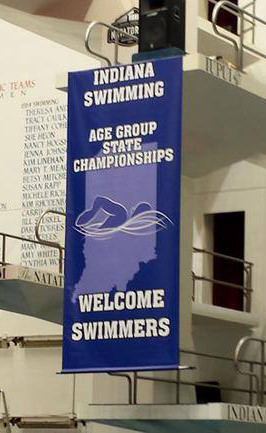 Indiana Swimming Banner
