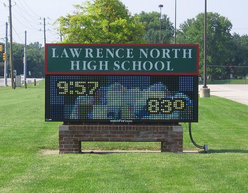 Lawrence North HS Digital Sign