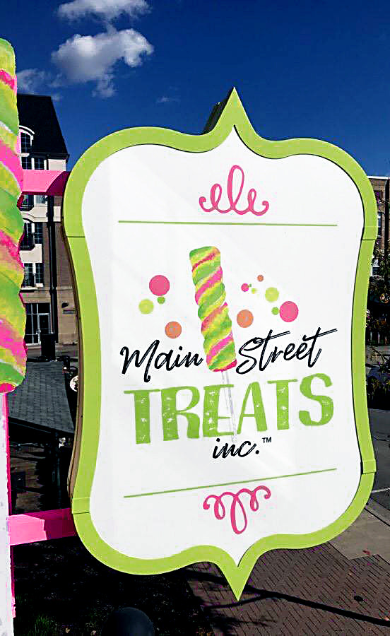 Main Street Treats Projecting Sign