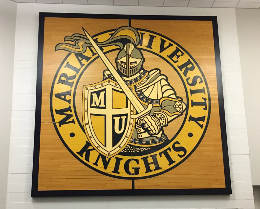 Marian Knights Custom Sign