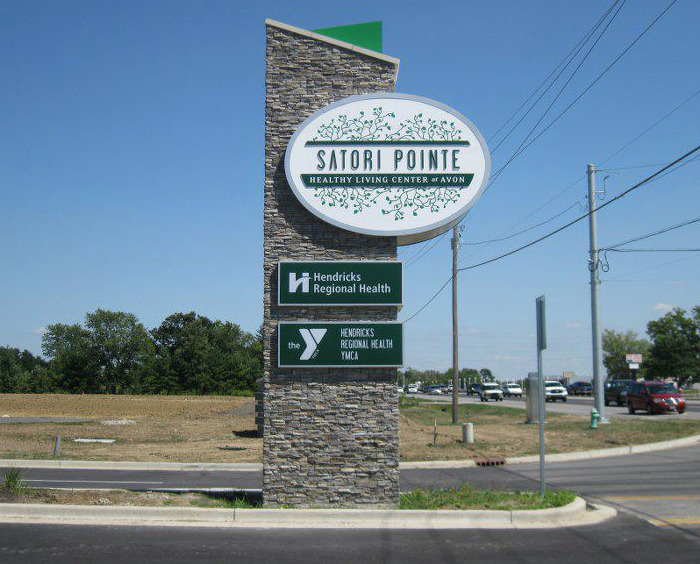 Satori Point Ground Sign