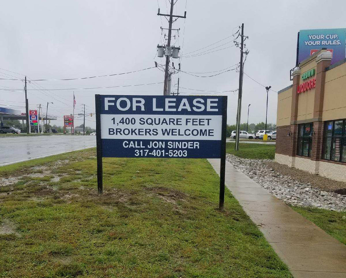 For Lease Site Sign
