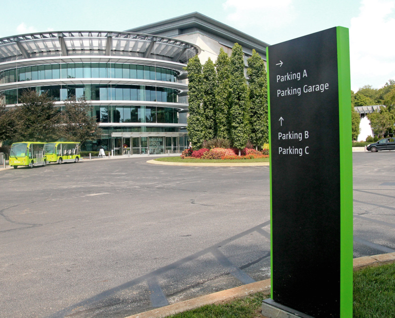 Newfields Museum Directional Signage