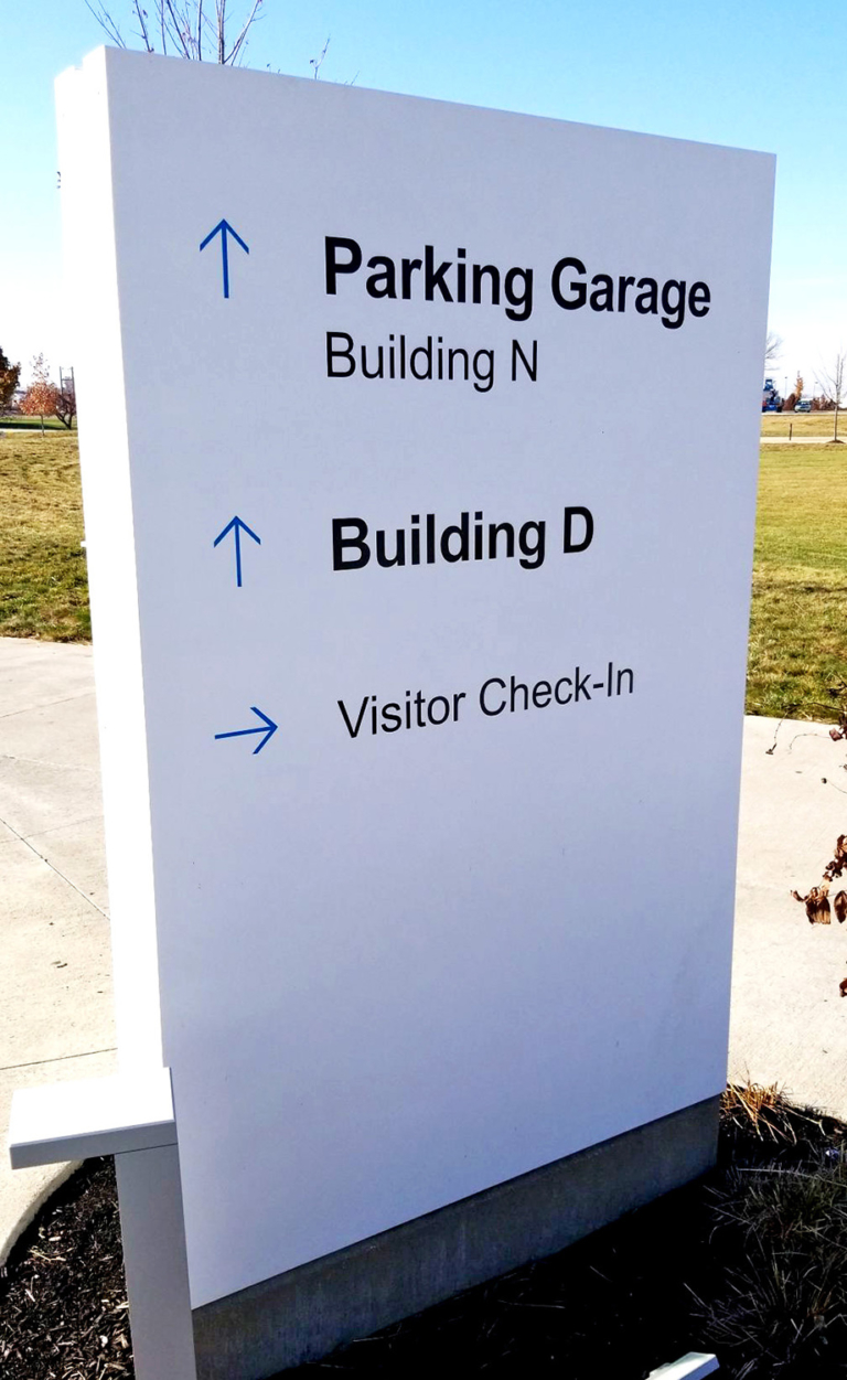 Wayfinding Directional Sign